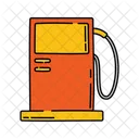 Gas pump handrawn  Icon