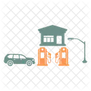 Gas Pump Car Road Icon