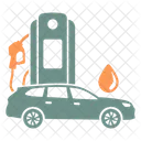 Gas Pump Car Road Icon