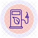 Gas Pump Color Circle Icon Icon