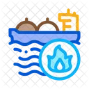 Gas Outlets Sea Icon