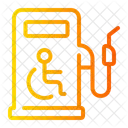 Gas Station Disabled Sign Accesibility Icon
