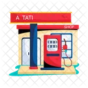 Gas Station Fuel Station Filling Station Icon