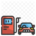Gas Station Petrol Station Vehicle Icon