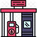 Gas Station Diesel Filling Icon