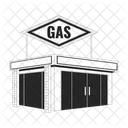 Gas station convenience store  Icon