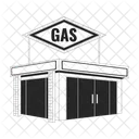 Gas station convenience store  Icon
