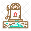Gas Station Leaking Icon