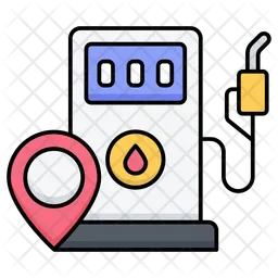 Gas Station Location  Icon