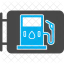 Gas Station Sign  Icon