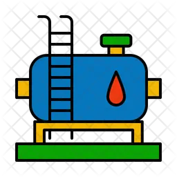 Gas station tank  Icon