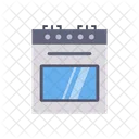 Gas Stove Cooking Kitchen Icon