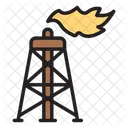 Gas Tower Gas Rig Oil Rig Icon
