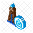 Gas Tower Fuel Icon