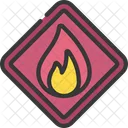 Gas Warning  Icon