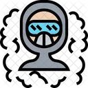 Gasgesichtsmaske  Symbol