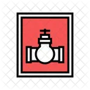 Gas Transport Farbe Symbol