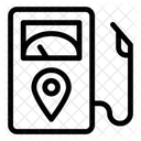 Localizacao De Combustivel Localizacao De Gasolina Localizacao De Petroleo Ícone