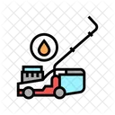 Gasoline Lawn Mower Icon