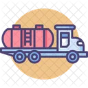 Gasoline Truck Fuel Tanker Truck Fuel Truck Icon