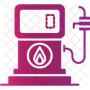 Estacion De Gasolina Diesel Llenado Icono