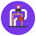 Gasleitung Pipeline Tankstelle Icon