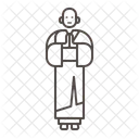 Gassho monk  Icon