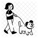 Gassi gehen  Symbol