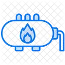Gasspeicher Gas Speicherung Icon