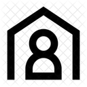 Gast Hotel Haus Symbol
