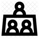 Gastezimmer Saal Symbol