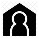 Gast Hotel Haus Symbol