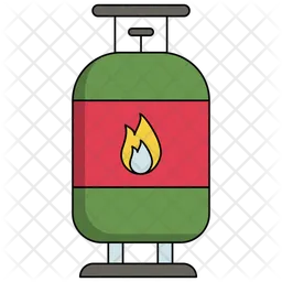 Gasbehälter  Symbol