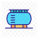 Petrochemie Gas Tank Symbol