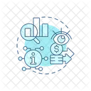 Visibilidad De Datos De Gastos Datos De Gastos Gestion De Gastos Icono