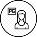 Gast Miete Zuhause Symbol