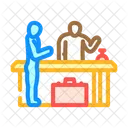 Gast Scheck Gastfreundschaft Symbol