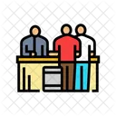 Gast Scheck Gastfreundschaft Symbol