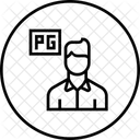 Gast Miete Zuhause Symbol