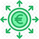 Euro Gasto Invertir Icon