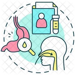 Gastric fluid analysis  Icon