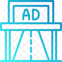 Gate Advertising Icon Icon