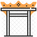 Gate Architecture Asian Icon