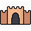 Gate Architecture Fortress Icon