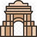 Gate India Landmark Icon