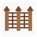 Gate Wooden Fence Icon
