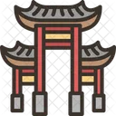 Gate Temple China Icon