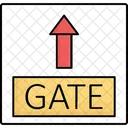 Gate Location Arrow Key Arrow Icône