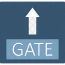 Arrow Arrow Key Gate Location Icône