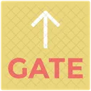 Gate Location Arrow Icon